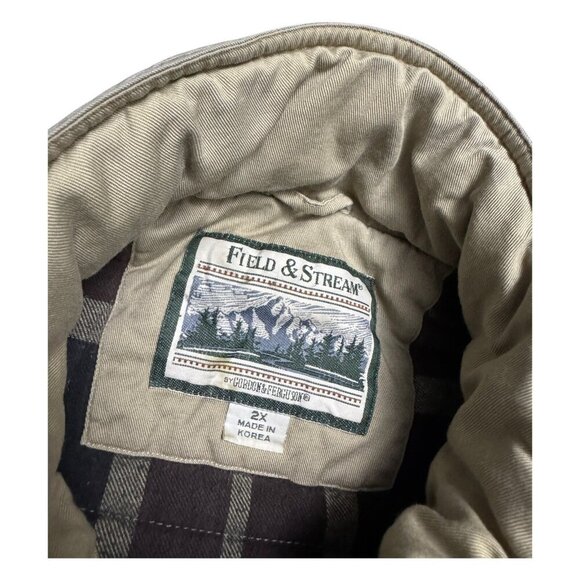 FIELD & STREAM Vintage Y2K Outdoor Plaid Lined Hunting Fishing Cottage Vest 2XL - Picture 4 of 9